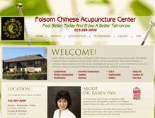 Tablet Screenshot of folsomchineseacupuncture.com